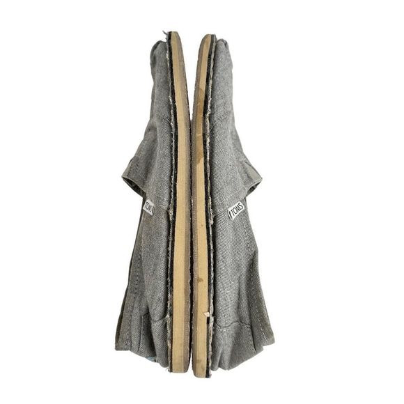 TOMS Men’s Size 10 Stitchout Slip-On Heather Grey Denim Loafers - Picture 5 of 6